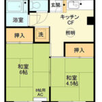 【10月～】【礼金なし】横乾ビル302★レトロ好きにはたまらない♪水道代無料（管理費含）